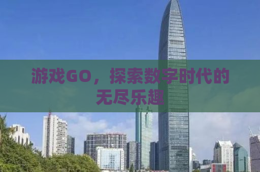 游戏GO，探索数字时代的无尽乐趣