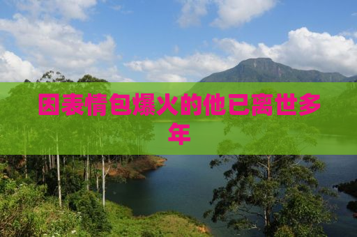 因表情包爆火的他已离世多年