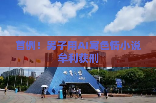 首例！男子用AI写色情小说牟利获刑