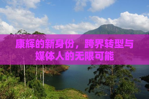 康辉的新身份，跨界转型与媒体人的无限可能