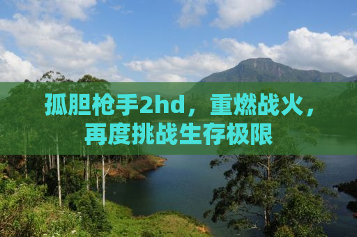 孤胆枪手2hd，重燃战火，再度挑战生存极限