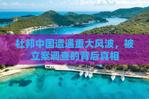 杜邦中国遭遇重大风波，被立案调查的背后真相
