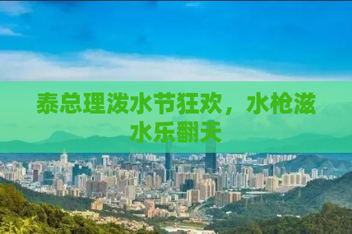 泰总理泼水节狂欢，水枪滋水乐翻天