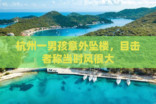 杭州一男孩意外坠楼，目击者称当时风很大