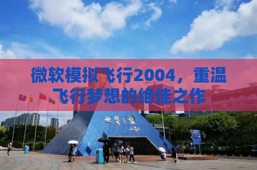 微软模拟飞行2004，重温飞行梦想的绝佳之作
