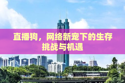 直播狗，网络新宠下的生存挑战与机遇