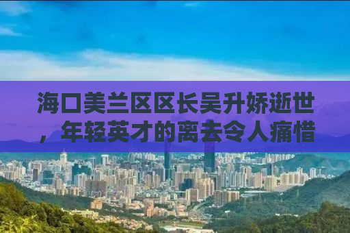 海口美兰区区长吴升娇逝世，年轻英才的离去令人痛惜