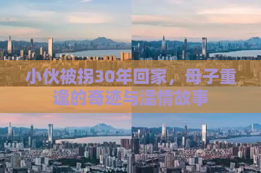 小伙被拐30年回家，母子重逢的奇迹与温情故事