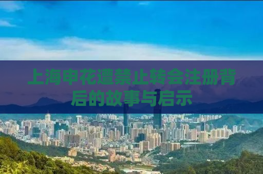 上海申花遭禁止转会注册背后的故事与启示