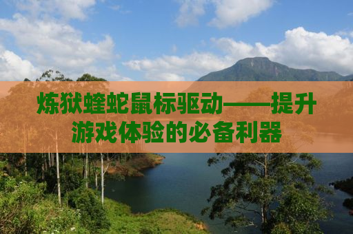 炼狱蝰蛇鼠标驱动——提升游戏体验的必备利器