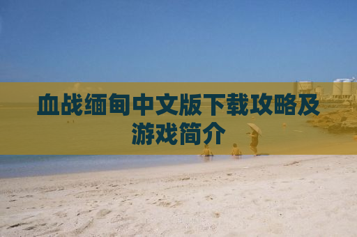 血战缅甸中文版下载攻略及游戏简介