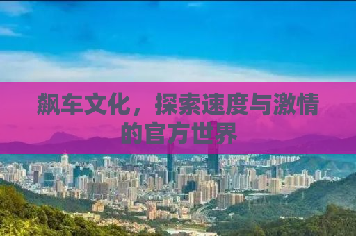 飙车文化，探索速度与激情的官方世界