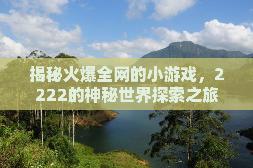 揭秘火爆全网的小游戏，2222的神秘世界探索之旅