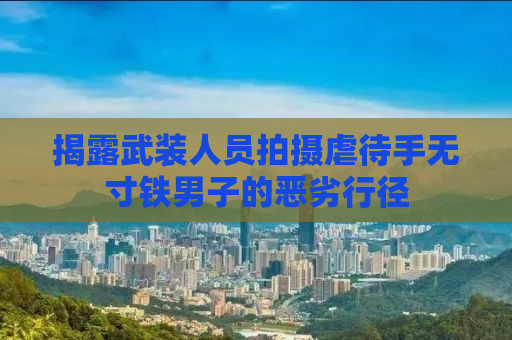 揭露武装人员拍摄虐待手无寸铁男子的恶劣行径