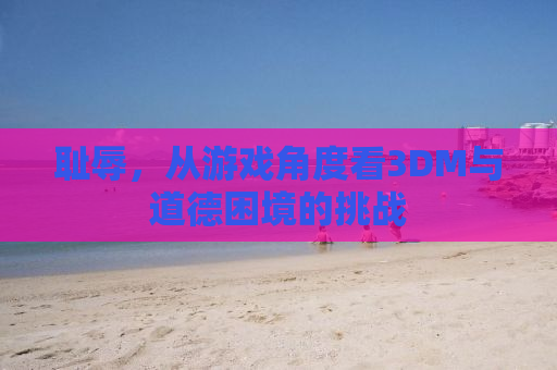 耻辱，从游戏角度看3DM与道德困境的挑战